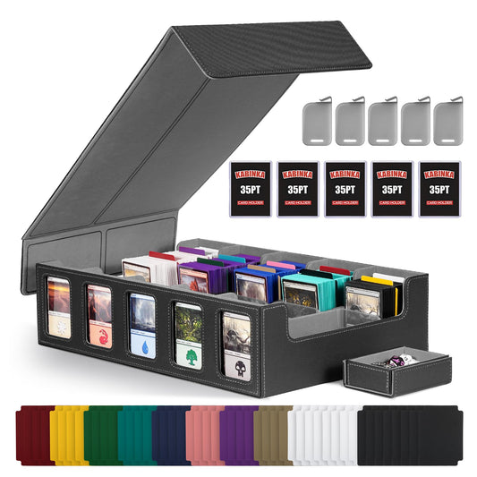 Kabinka storage box commander display with five windows for quick identification.