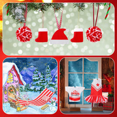 Kacctyen Christmas doll kit chef hat enhances cute kitchen roleplay.