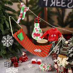 Kacctyen Christmas doll sweater image in festive red and green for dress-up fun