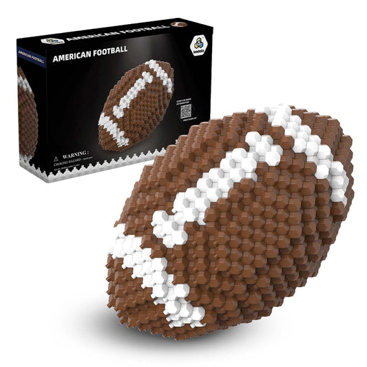 Kadele football block set with detailed drawings for easy start
