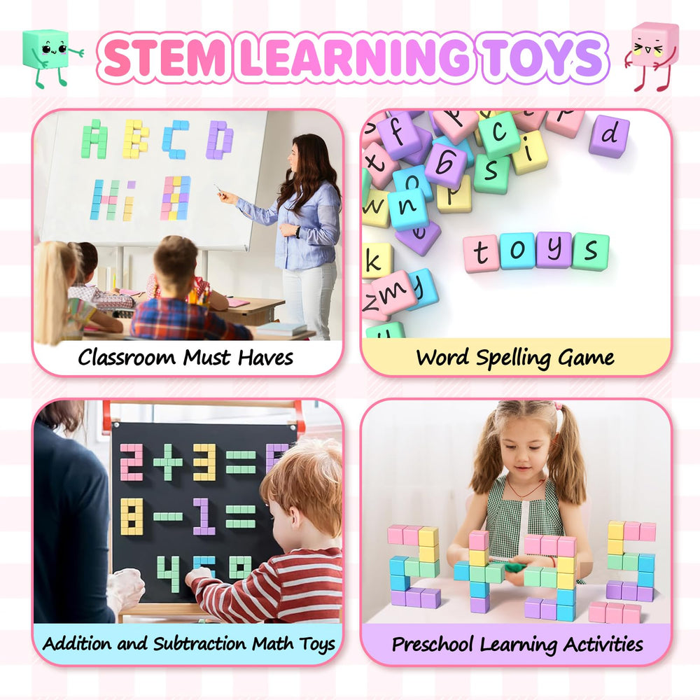 KAEILORU colourful blocks: 2D and 3D builds spark creativity.