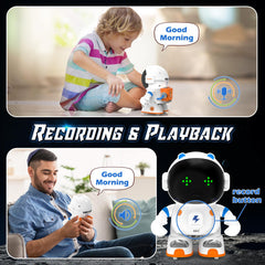 KaeKid Astronaut Robot in dance mode inviting rhythm and movement