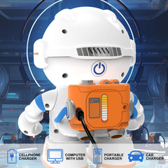 KaeKid Astronaut Robot LED eyes providing expressive feedback