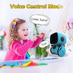 KaeKid robot toy with LED eyes for engaging, expressive play.
