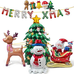 KaelidThrum Christmas tree balloon enhances decor and photo moments.