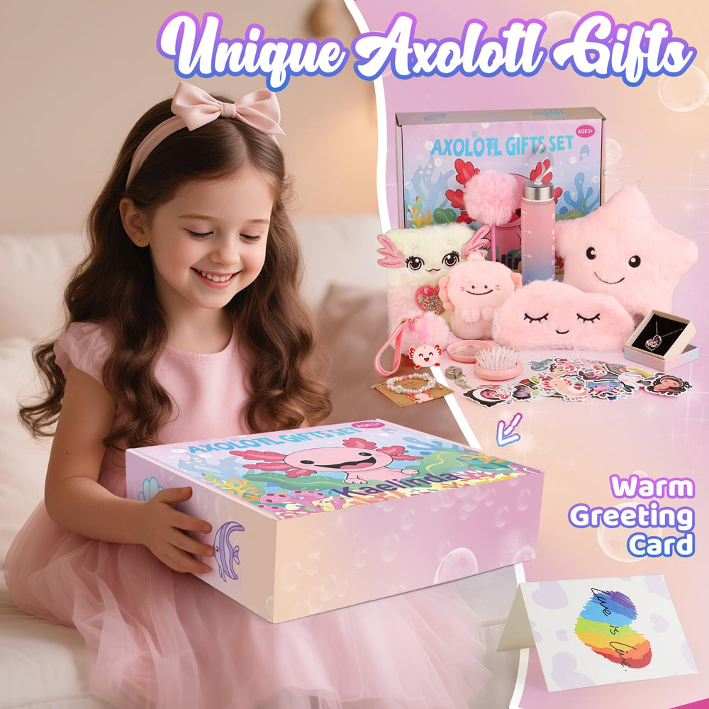 Kaelinda axolotl stickers for personalization and creativity