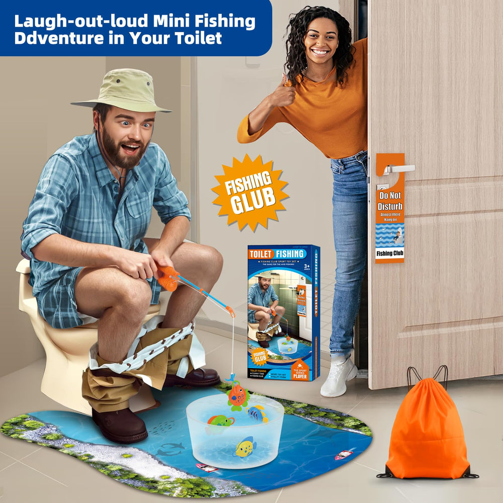 Kaelinda four-fish set adds playful, quick entertainment during bathroom breaks.