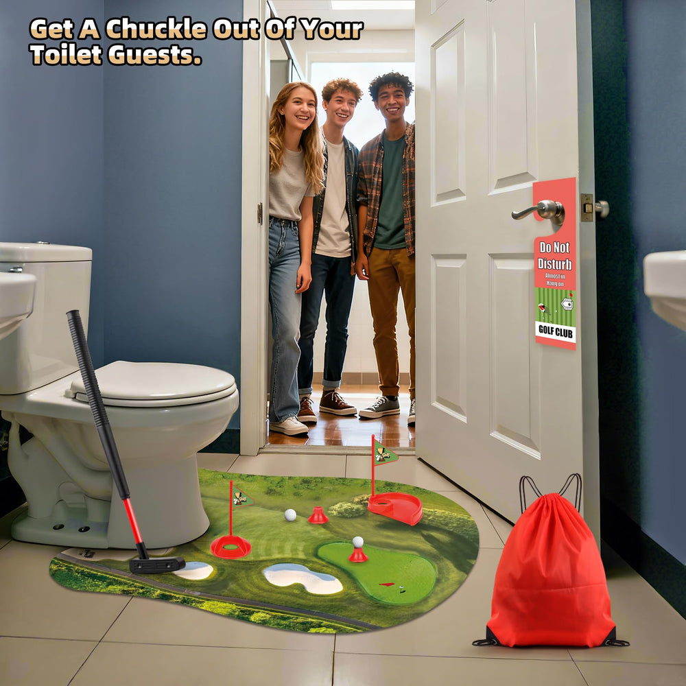 Kaelinda Toilet Golf Game hole piece for authentic mini golf action