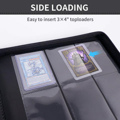 KAGSWAMO zipper closure prevents accidental spills and keeps cards secure