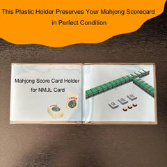 KAIBERYL NMJL card compatible holder fits large print cards