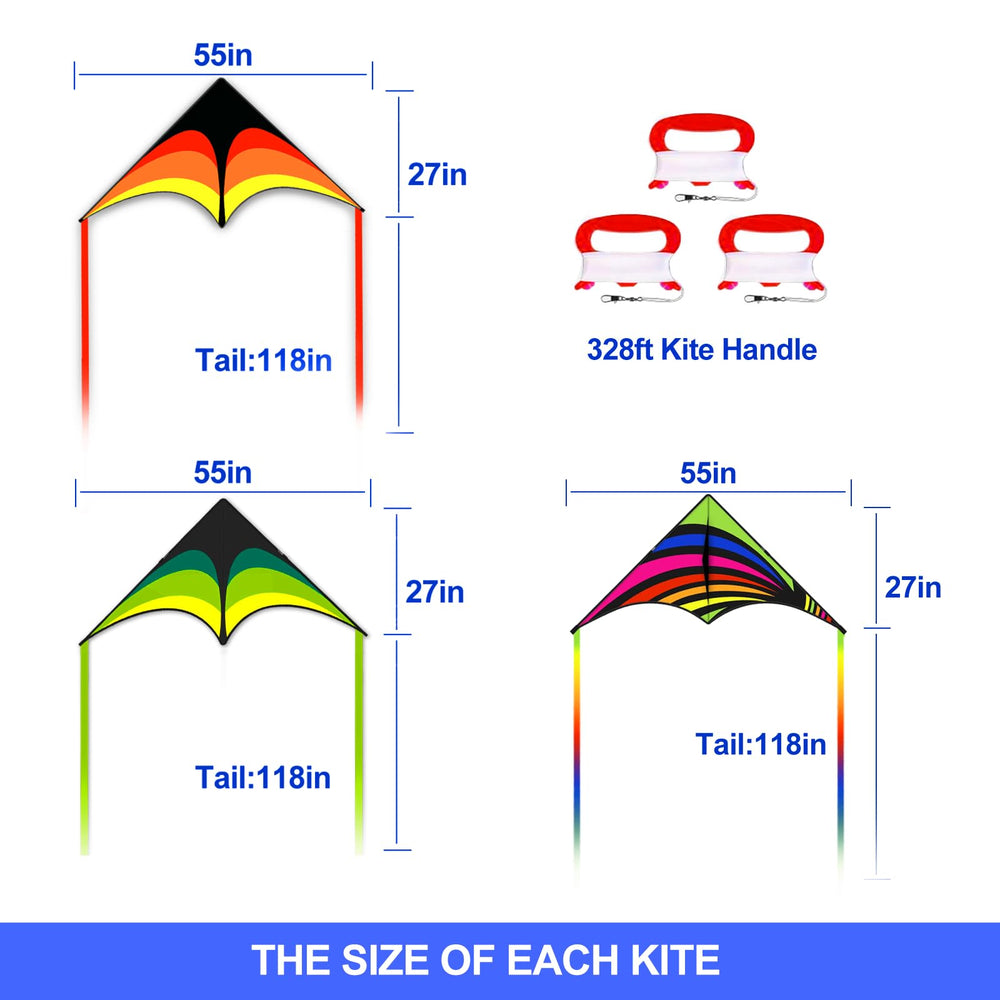 Kaiciuss Delta Kite Folding Design supports compact packing.