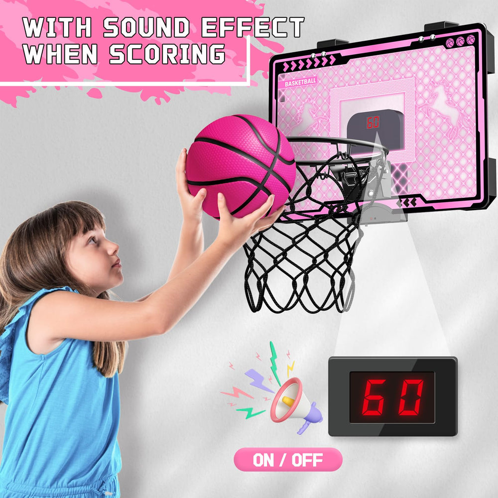KAISASA LED scoreboard on hoop displays scores clearly during quick games