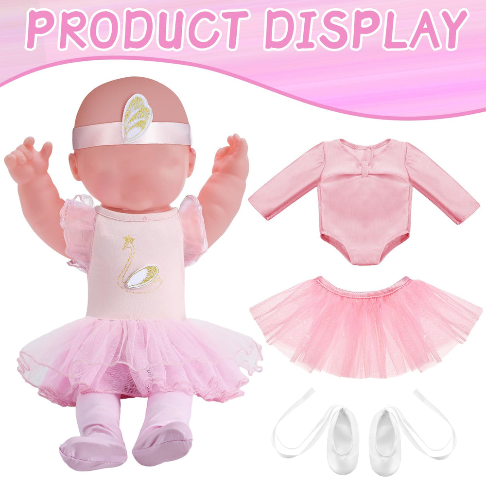 Kajaia 18-inch doll ballet dress enhances storytelling and dressing fun.