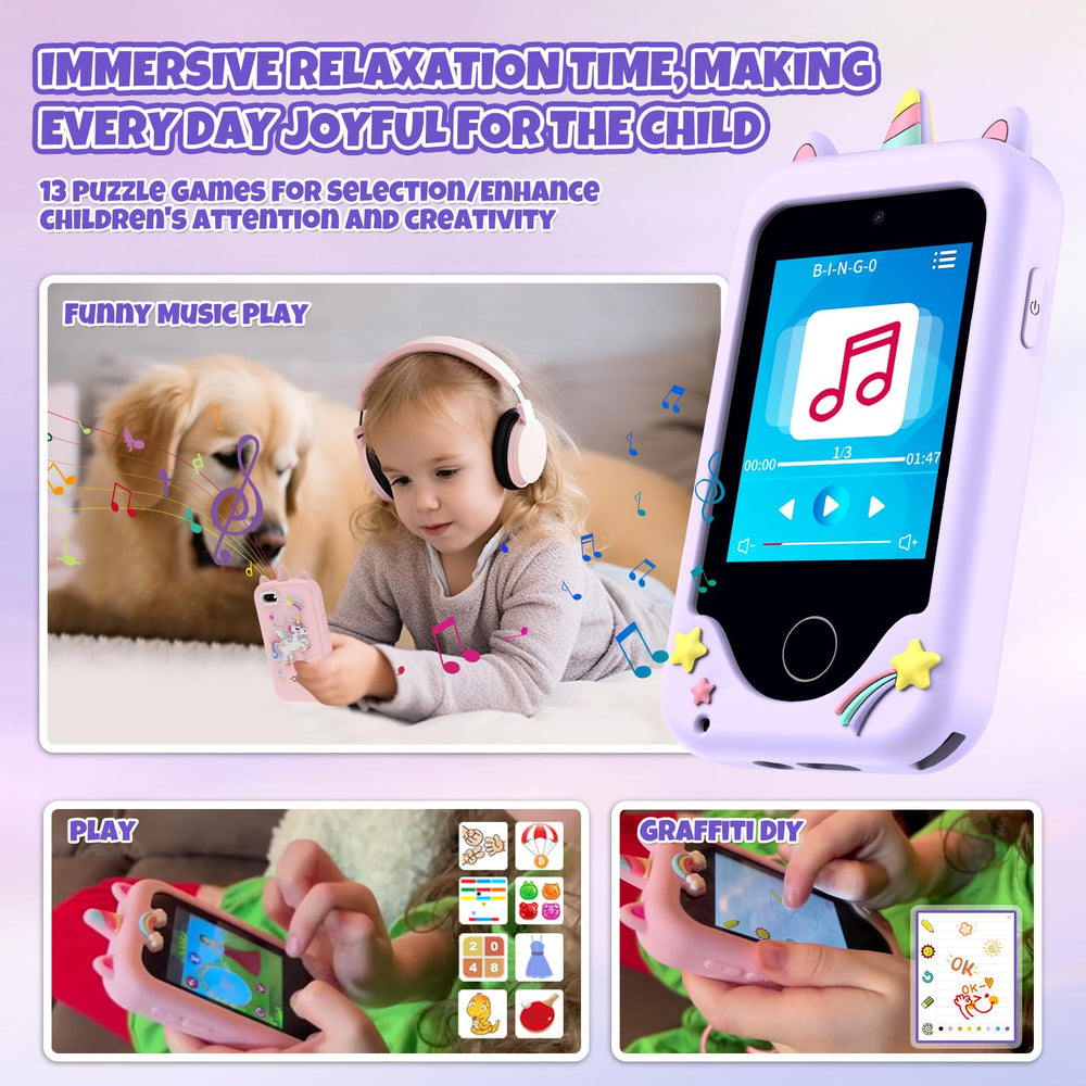 KAKTIN kids smart phone video playback for stories and music on the go.