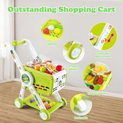 KalaDuck cart features a retractable handle for easy control by little shoppers