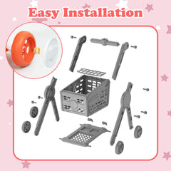 KalaDuck shopping cart used for house play with dolls and toys.