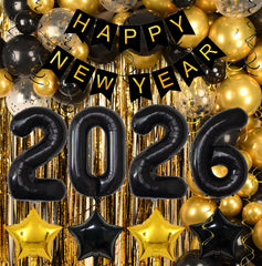 Kalor 2026 jumbo number balloons create a bold NYE focal point