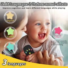 KALUYA BPA-free ABS plastic remote toy ensures safe handling for curious infants.