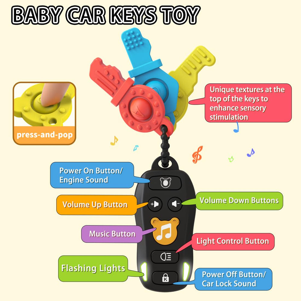 KALUYA interactive musical keys spark sensory exploration through textures and colors.
