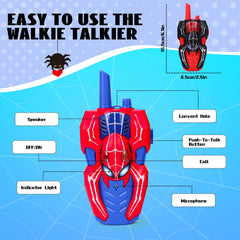Kalyrart Spider Walkie Talkie side view showing compact design for kids