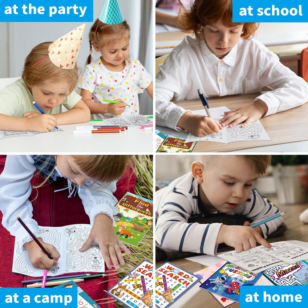 Kalysky 24 mini activity books – find differences sharpens attention.