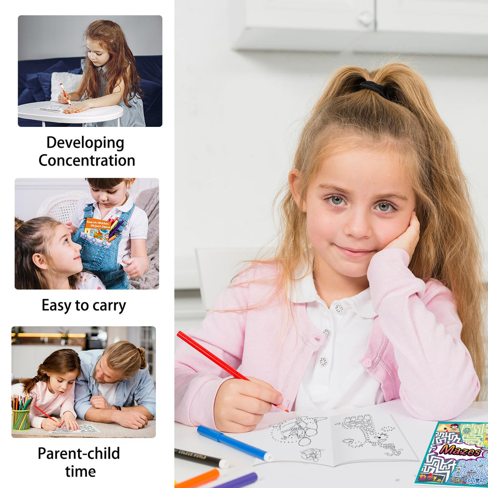 Kalysky 24 mini activity books – tic tac toe portable play.