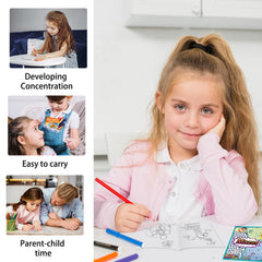 Kalysky 24 mini activity books – tic tac toe portable play.