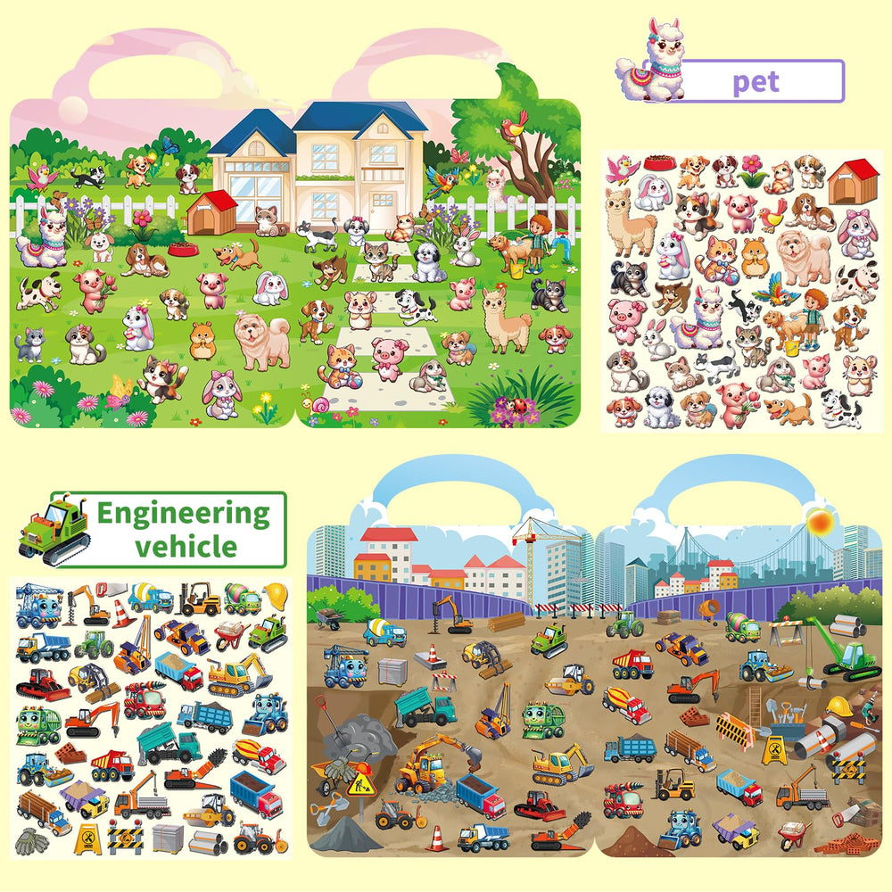 Kalysky sticker book pets theme enhances daily routine and social play.