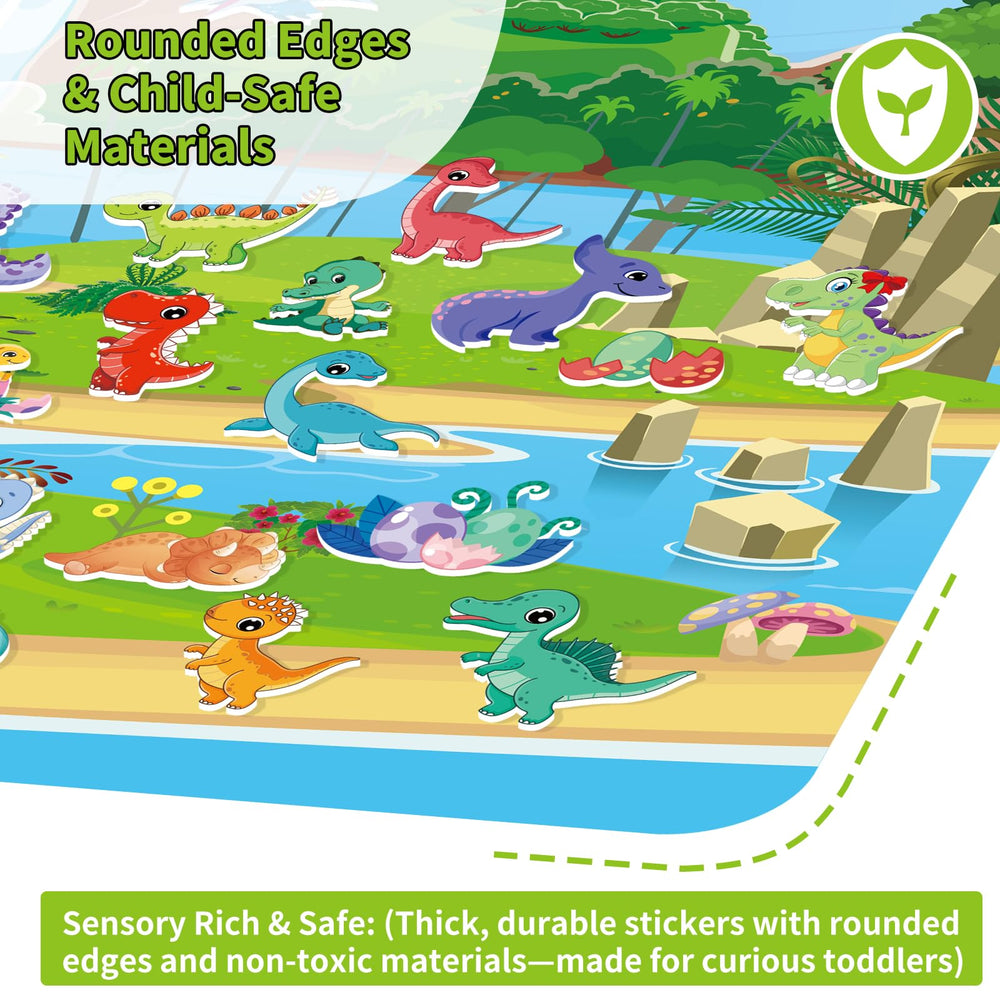 Kalysky sticker book travel friendly for car and plane rides.