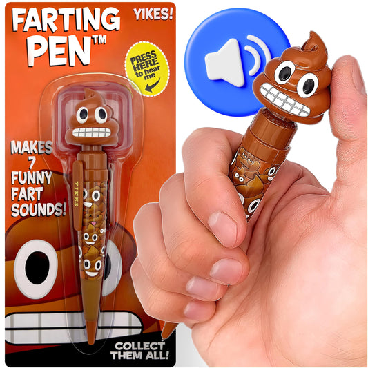 Kamhi World farting poop pen with seven sounds for playful pranks