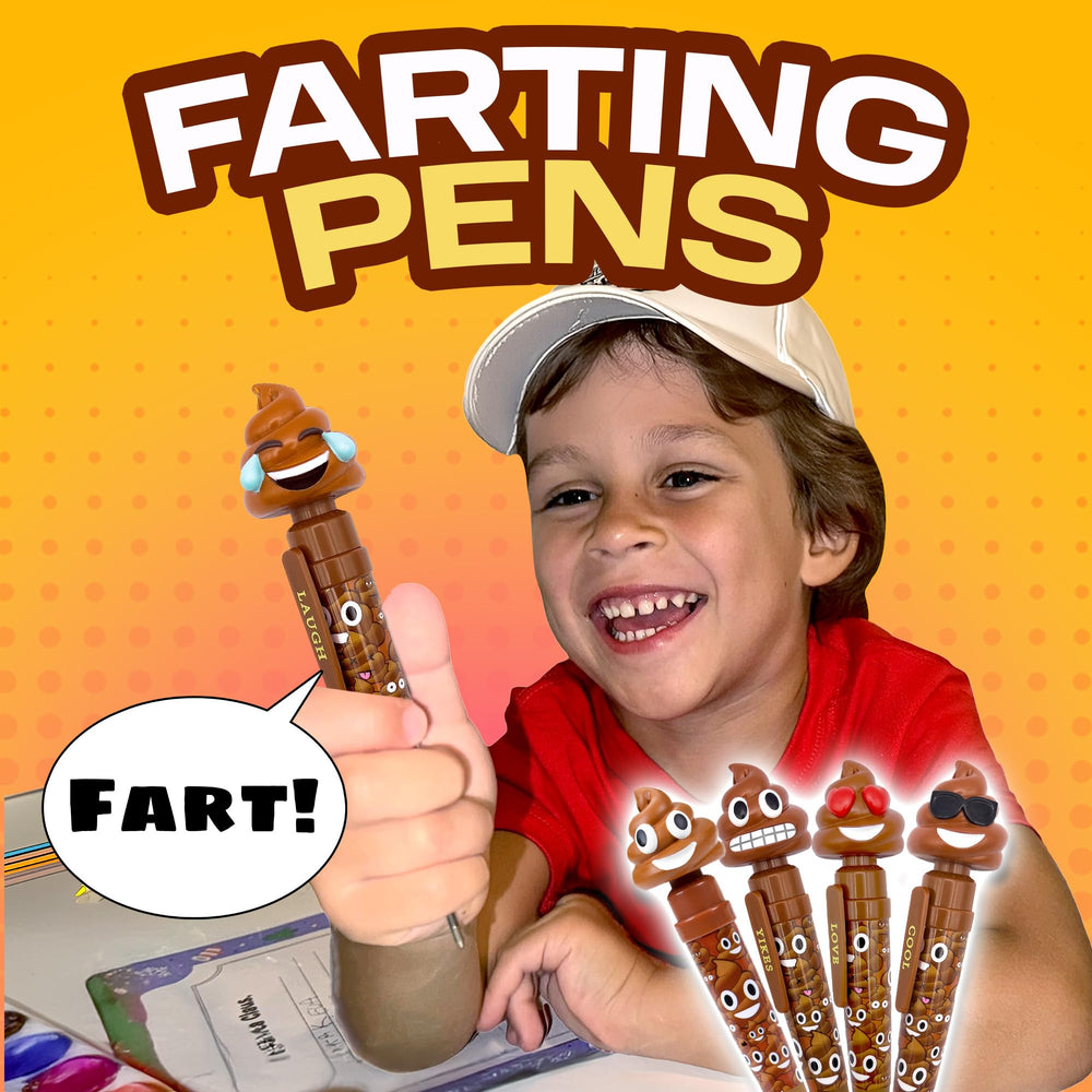 Kamhi World farting-poop-pen-multi-sounds creates teen-friendly pranks and classroom fun.