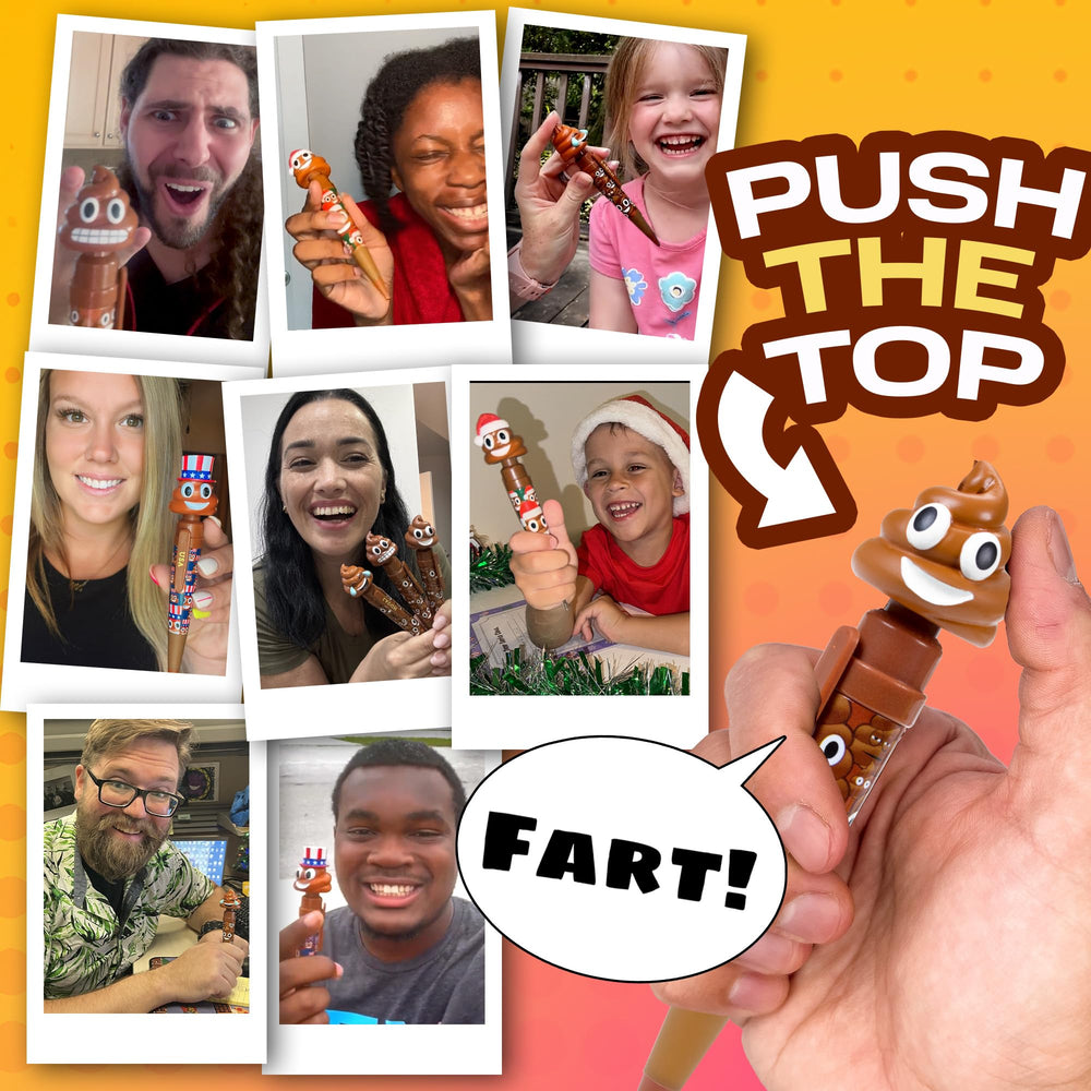 Kamhi World Farting Poop Pen ages 8-12 bring playful chaos to spring