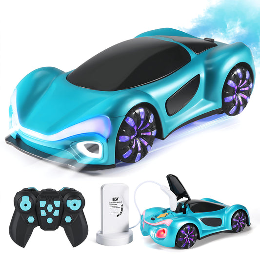 KANG DI LA remote control car in blue design ideal for fast play and on-track fun
