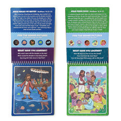KangaToys Water painting displays gospel scenes with no mess.