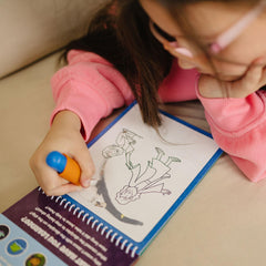 KangaToys Water Reveal Bible durable cardboard pages for repeated use.