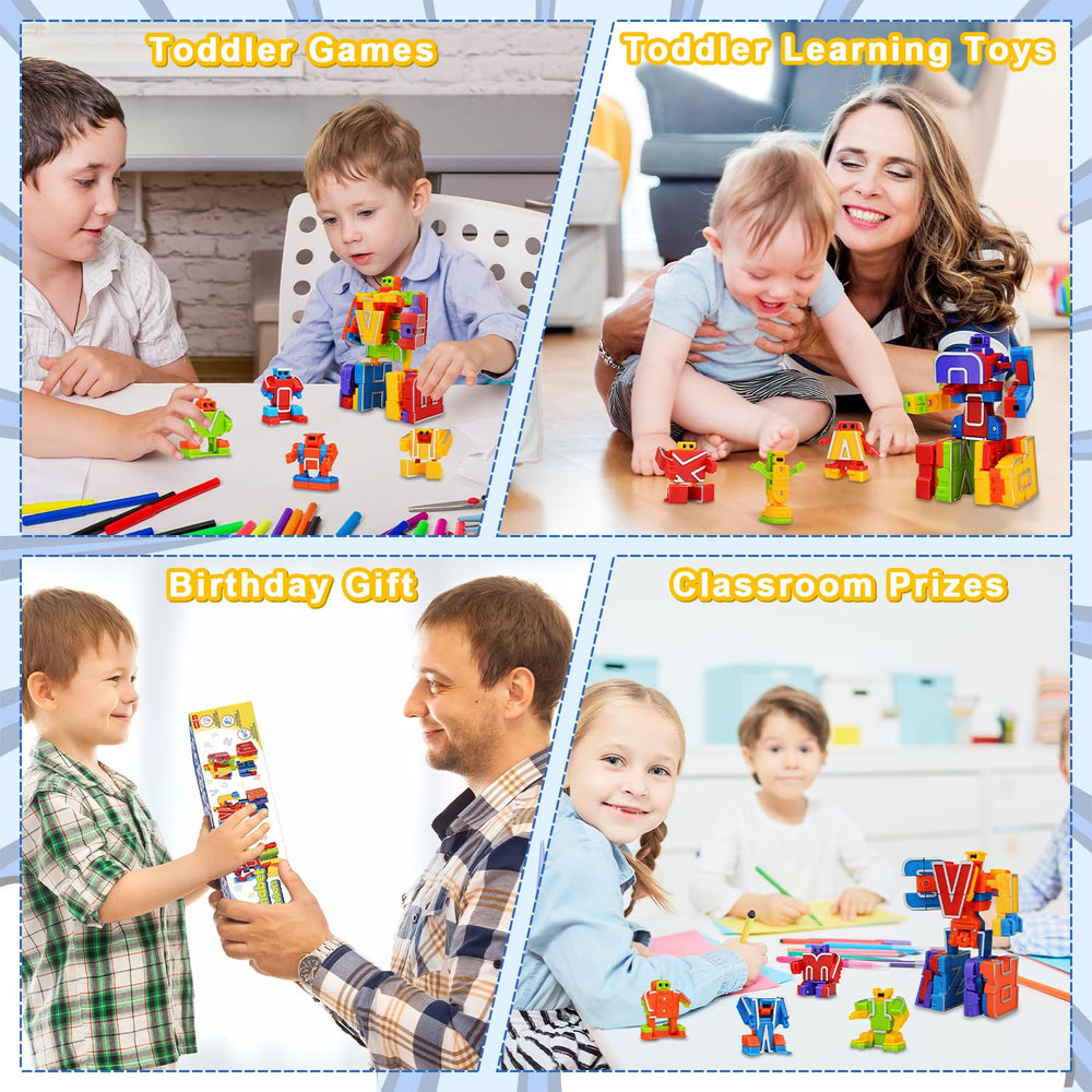 Kannove Alphabots offer fine motor practice and spatial thinking through structured play.
