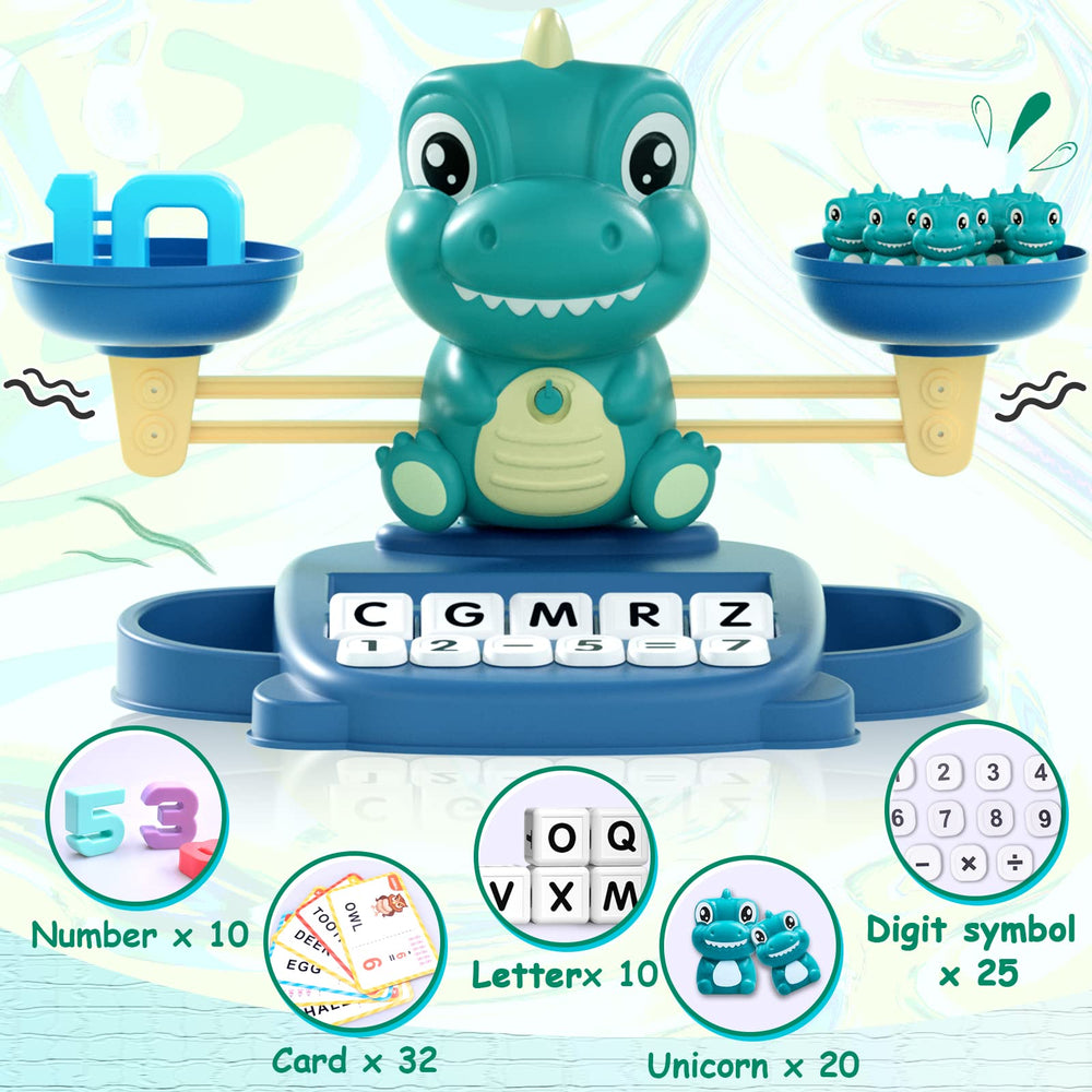 Kaodezhu weights and cards setup supporting word and number matching