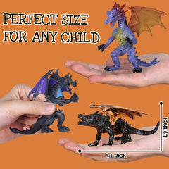 KarberDark dragons in varied poses and colors spark creative storytelling