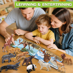 KarberDark educational booklet complements play with wildlife facts.