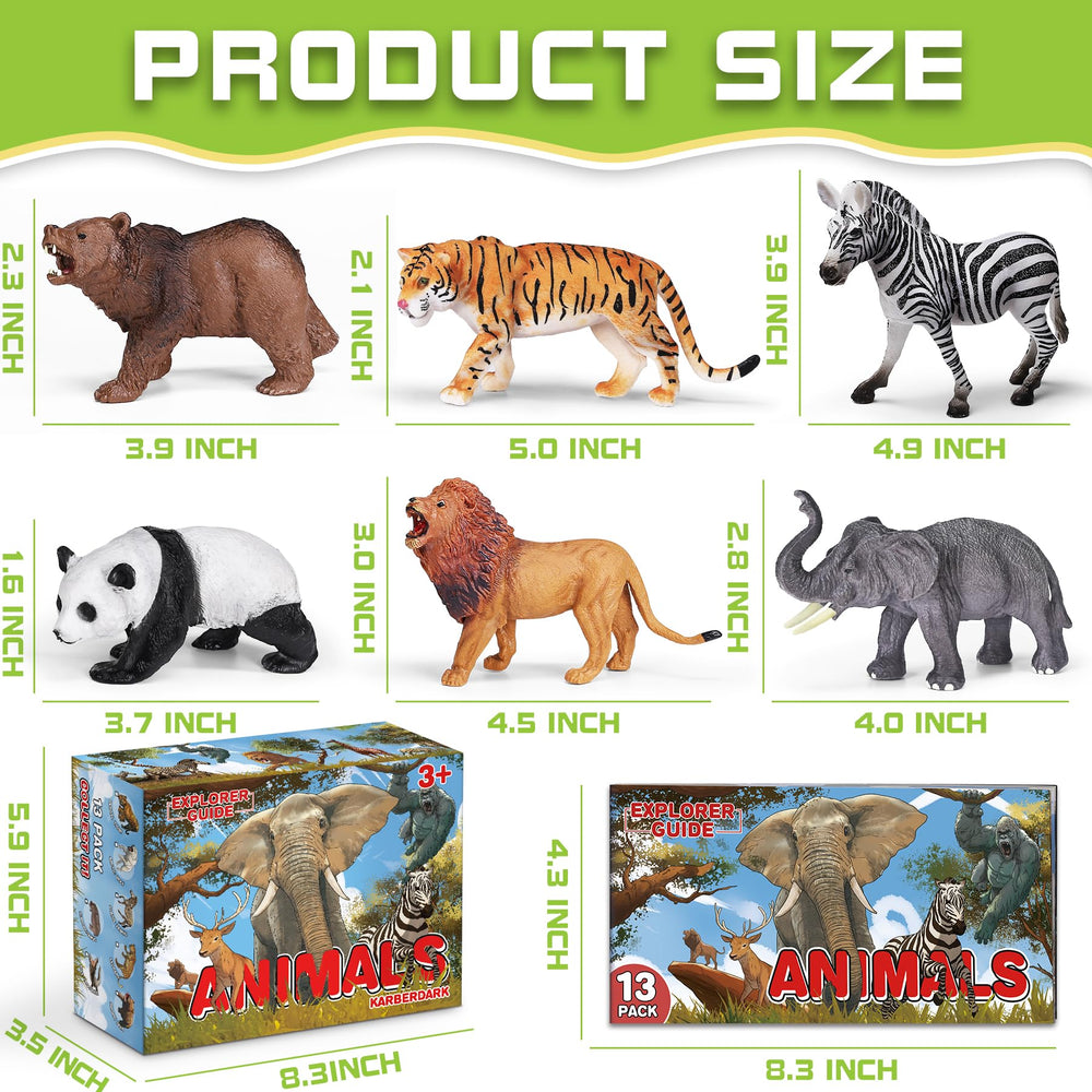KarberDark giraffe figure supports imaginative scenes and color spotting.
