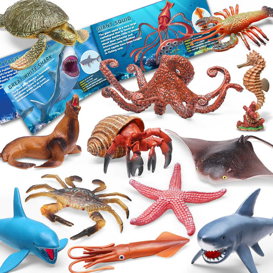 KarberDark giant-squid toy figure for imaginative play and early marine exploration.