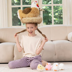 Karister 7Pcs chicken stuffed animals baby chick plush 3 for cozy companionship