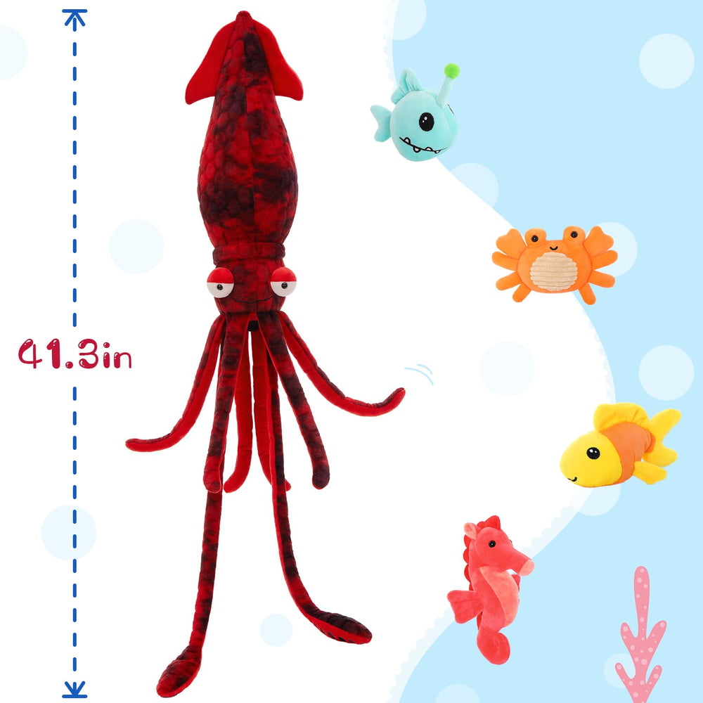 Karister clownfish plush bright ocean friend for creative pretend play.