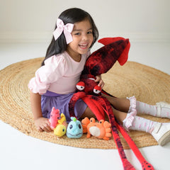 Karister crab plush compact sea buddy for stacking and soft snuggles.