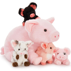 Karister gift-ready pig plush set for birthdays and baby showers
