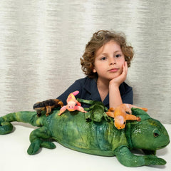 Karister lizard plush baby 4 soft reassuring nursery companion