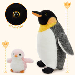 Karister penguin plush makes a charming Christmas or birthday gift.