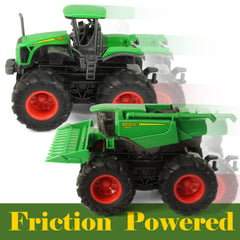 KARMOUNT realistic tractor details spark creative, pretend farming stories.