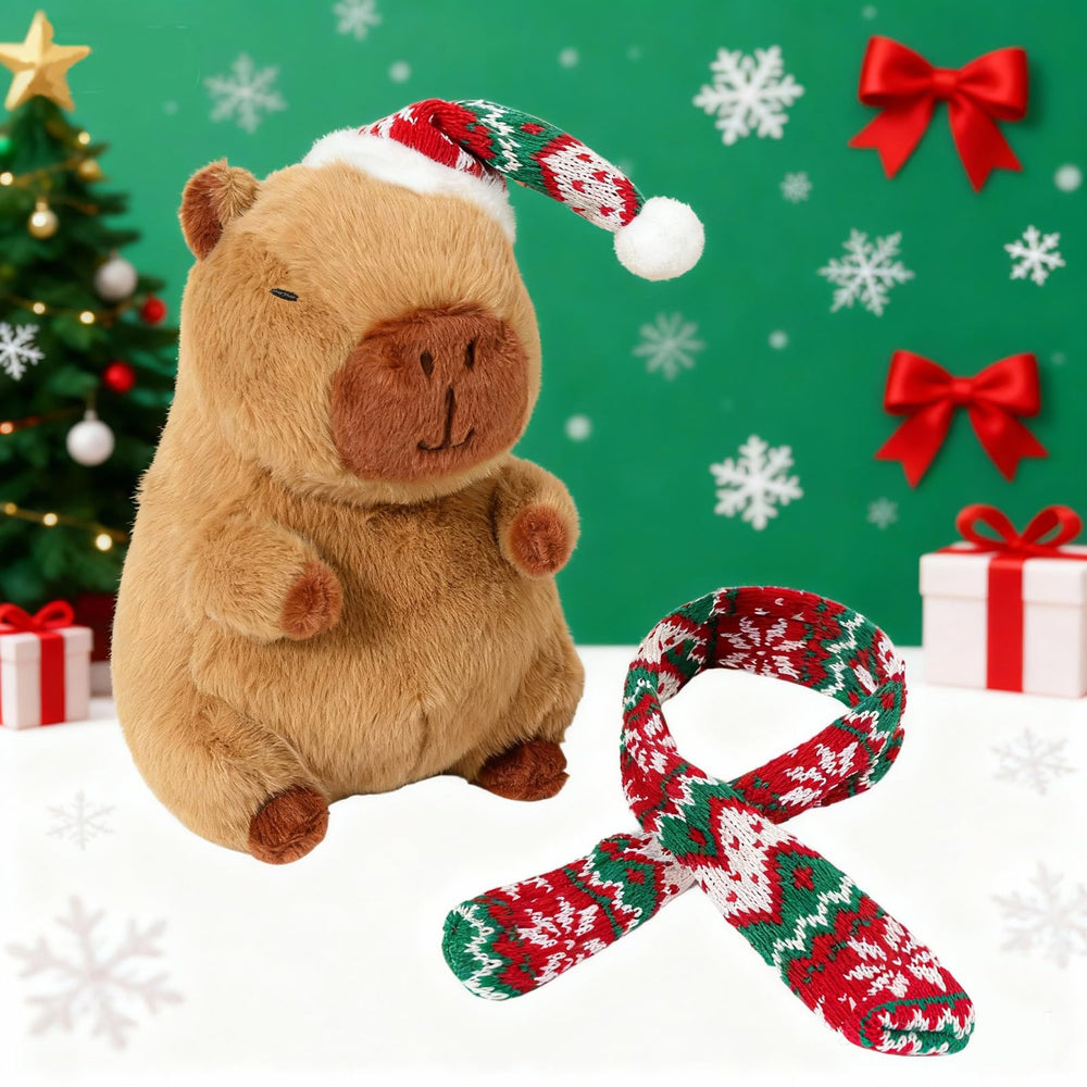 Karoeiwa capybara plush gift-ready packaging perfect stocking stuffer.