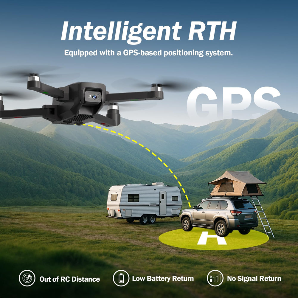 Karuisrc GPS drone carrying case and SD storage for easy transport